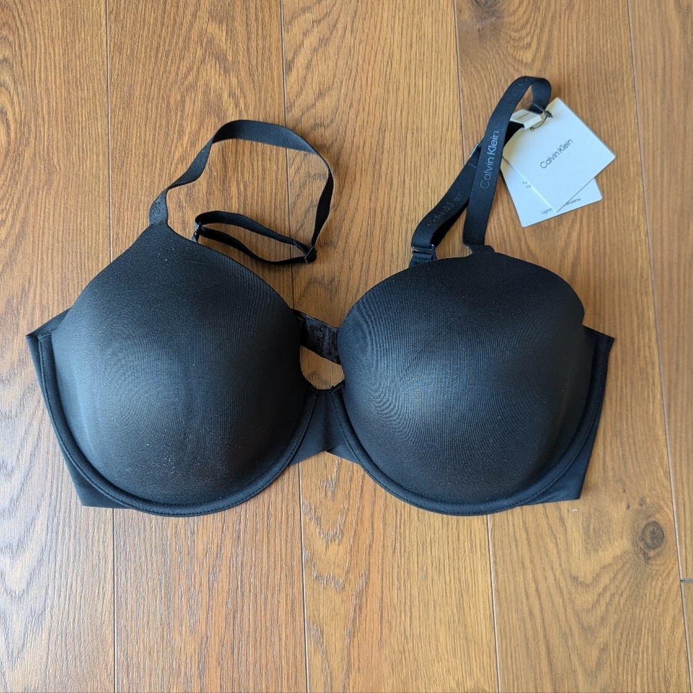 Calvin Klein Perfect Fit Classic TShirt Bra Black 38DD NWT